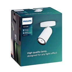 PHILIPS PONGEE 1 SPOTLAMPE HVID GU10 5,5W