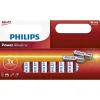 PHILIPS POWER ALKALINE AA BATTERI 12 STK/PAK