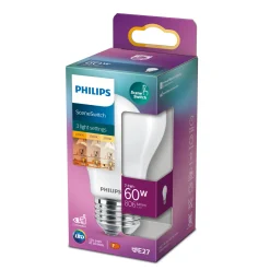PHILIPS SCENESWITCH LED PÆRE STANDARD E27 8W