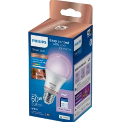 PHILIPS SMART COLOR LED PÆRE E27 STANDARD 9W