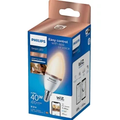 PHILIPS SMART TUNABLE WHITE LED PÆRE E14 KERTE 5W