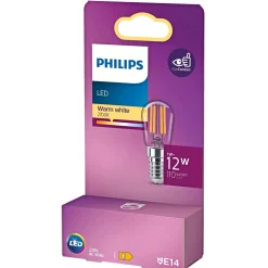 PHILIPS T25S LED PÆRE KERTE E14 1W