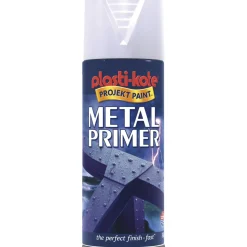 PLASTI KOTE METALLIC PRIMER SPRAYMALING 400 ML HVID