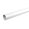 PLASTMO PLAST 75 MM X 3 M NEDLØBSRØR HVID