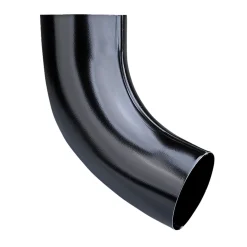 PLASTMO SORT 90 MM BØJNING