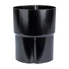 PLASTMO SORT 90 MM RØRSAMLEMUFFE