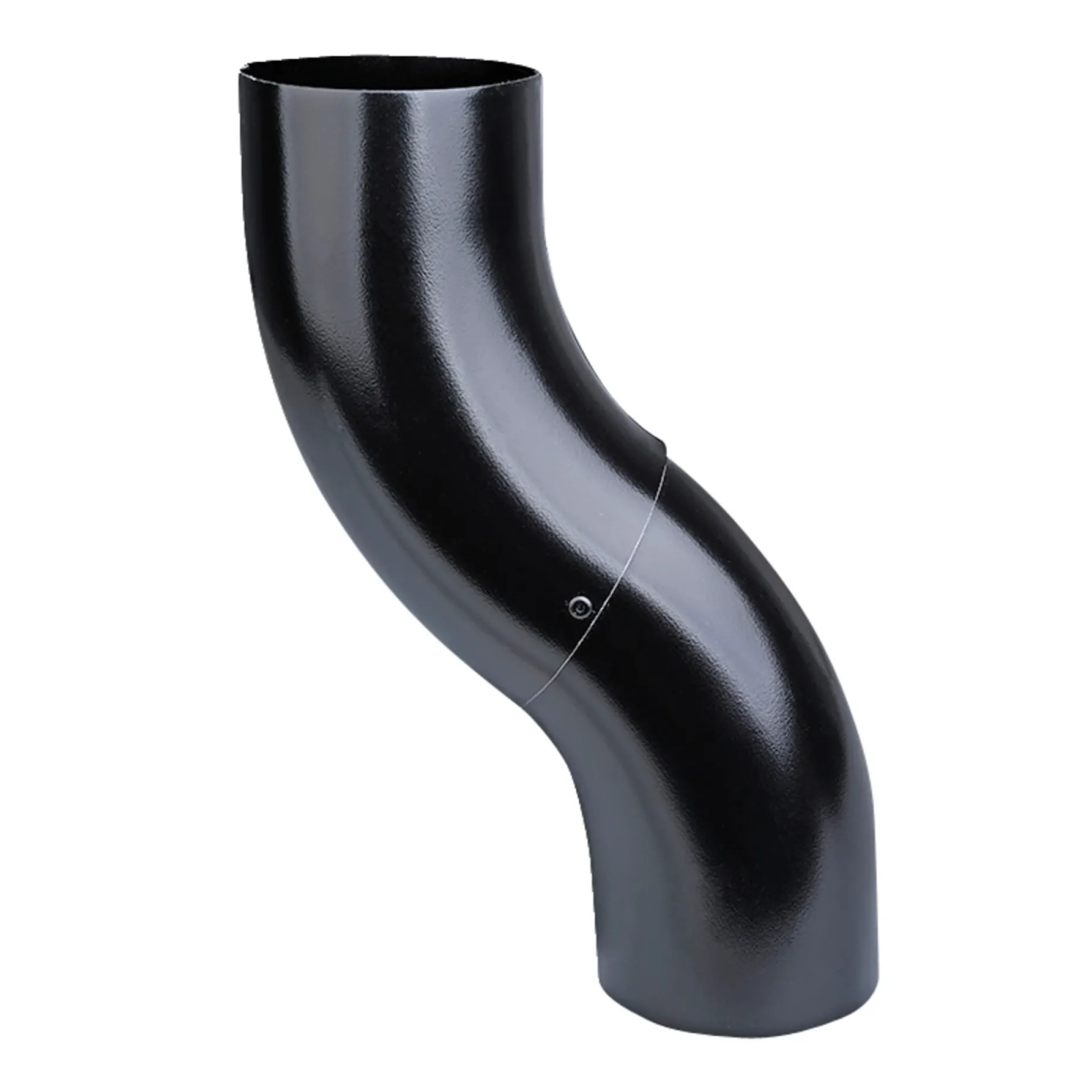 PLASTMO SORT STÅL SORT 75 MM NEDFØRSEL