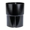PLASTMO SORT STÅL SORT 75 MM RØRSAMLEMUFFE