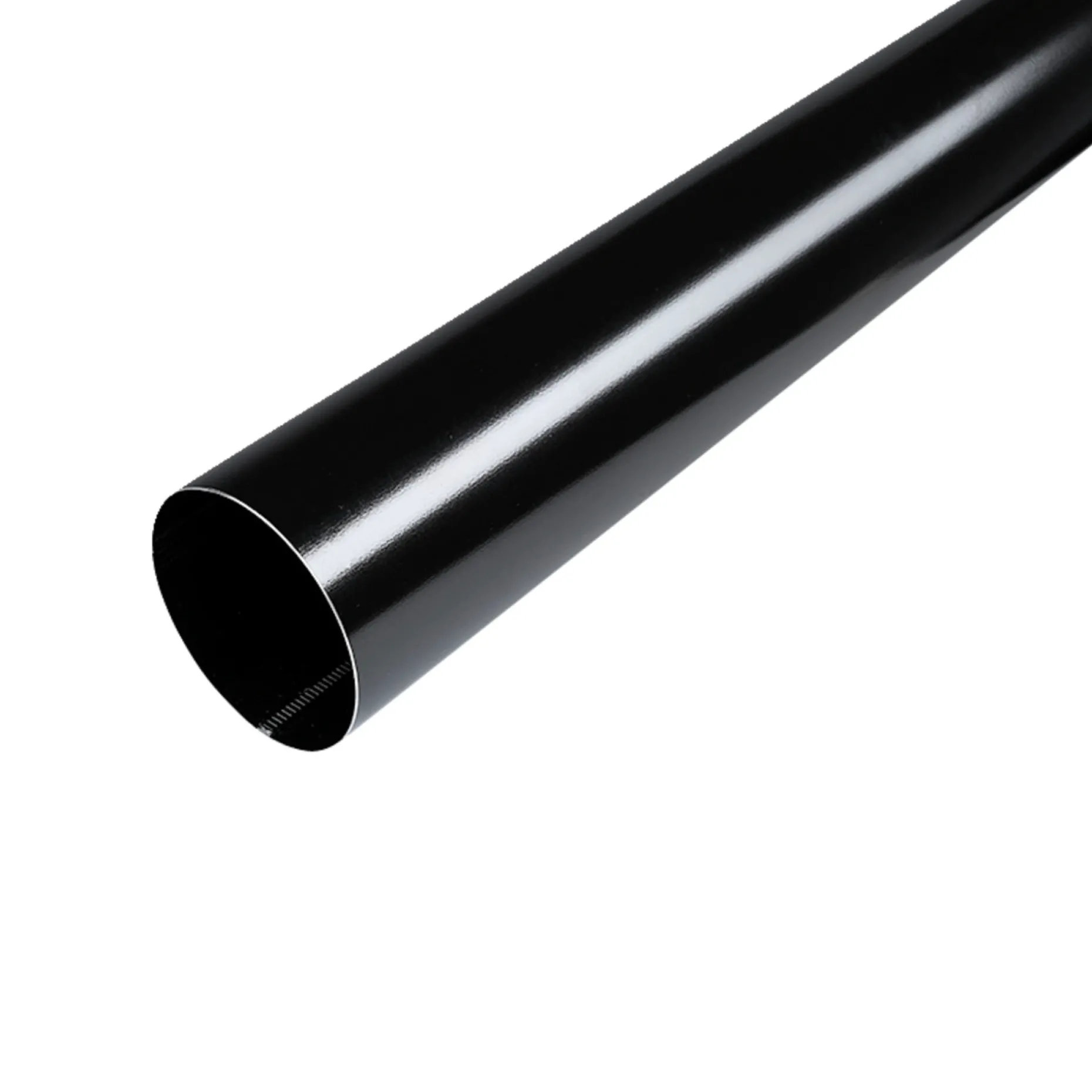 PLASTMO SORT STÅL SORT 75 MM NEDLØBSRØR