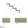PLUS 4 TRIN TERRASSETRAPPE 1800 X 710 MM