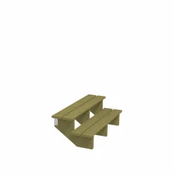 PLUS 2 TRIN TERRASSETRAPPE 1200 X 370 MM
