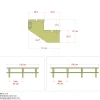 PLUS 2 TRIN TERRASSETRAPPE 1800 X 370 MM