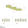 PLUS 3 TRIN TERRASSETRAPPE 1200 X 420 MM