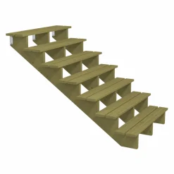 PLUS 7 TRIN TERRASSETRAPPE 1200 X 1220 MM