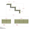 PLUS 3 TRIN TERRASSETRAPPE 1200 X 540 MM