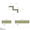 PLUS 2 TRIN TERRASSETRAPPE 1200 X 370 MM