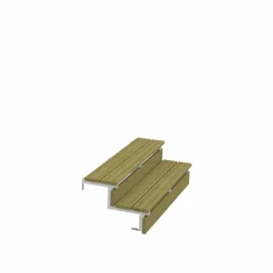 PLUS 2 TRIN TERRASSETRAPPE 1200 X 370 MM