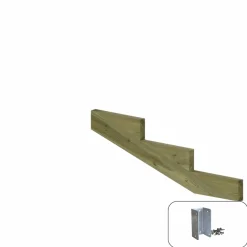 PLUS 3 TRIN TRAPPEVANGE 42 X 390 MM
