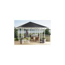 PLUS ÅBEN NATUR/SORT PAVILLON 9,85 M2