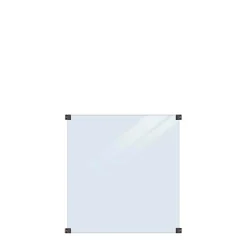 PLUS GLASHEGN LAMINERET KLART 90 X 91 X 90 X 0.80 CM