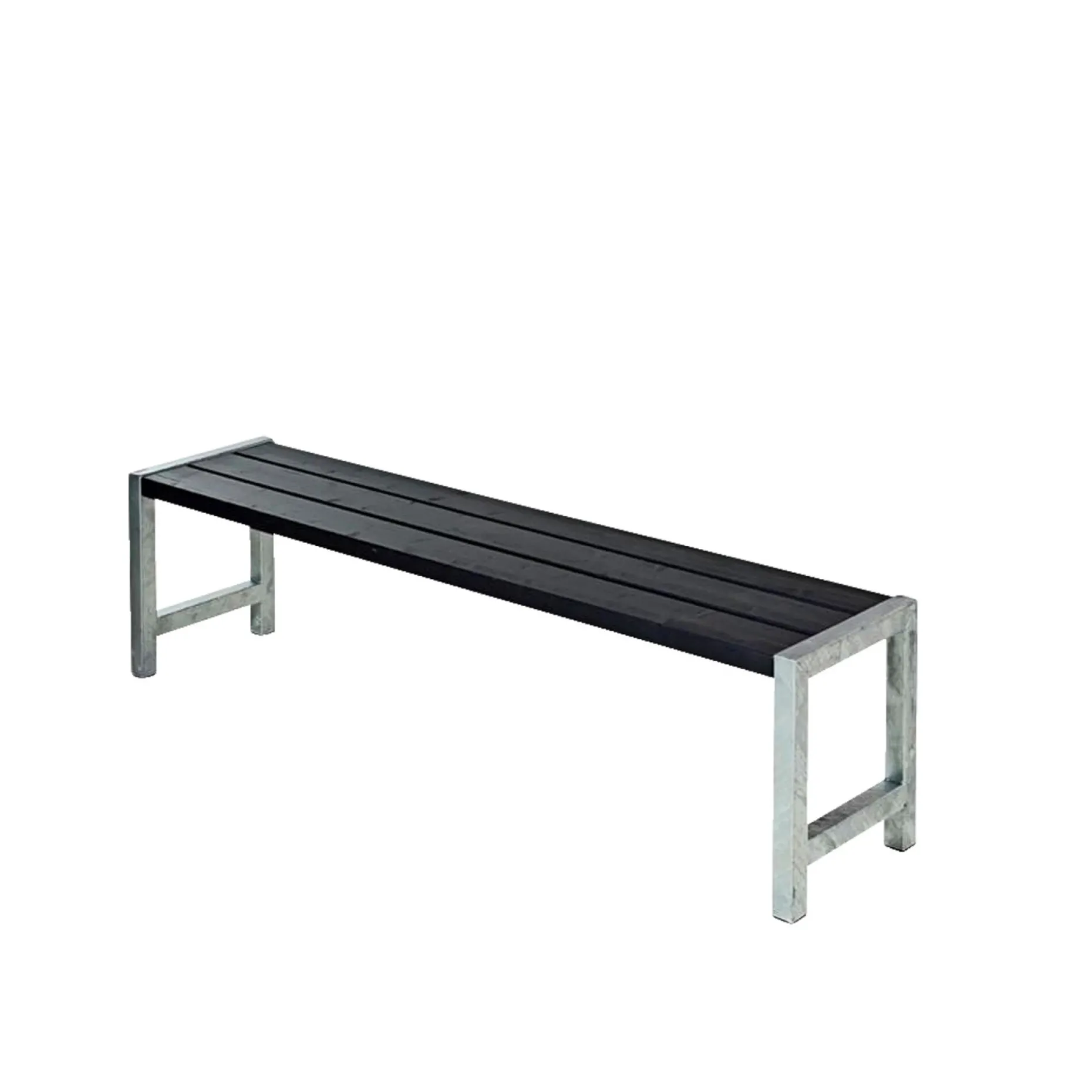 PLUS PLANKEBÆNK SORT 176 CM