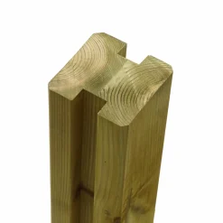 PLUS PROFILSTOLPE M/2 SPOR TRYKIMPRÆGNERET NTR KLASSE A NATUR 9 X 9 X 268 CM