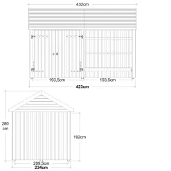 PLUS STANDARD HAVEHUS 10 M²