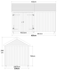 PLUS STANDARD HAVEHUS 10 M²