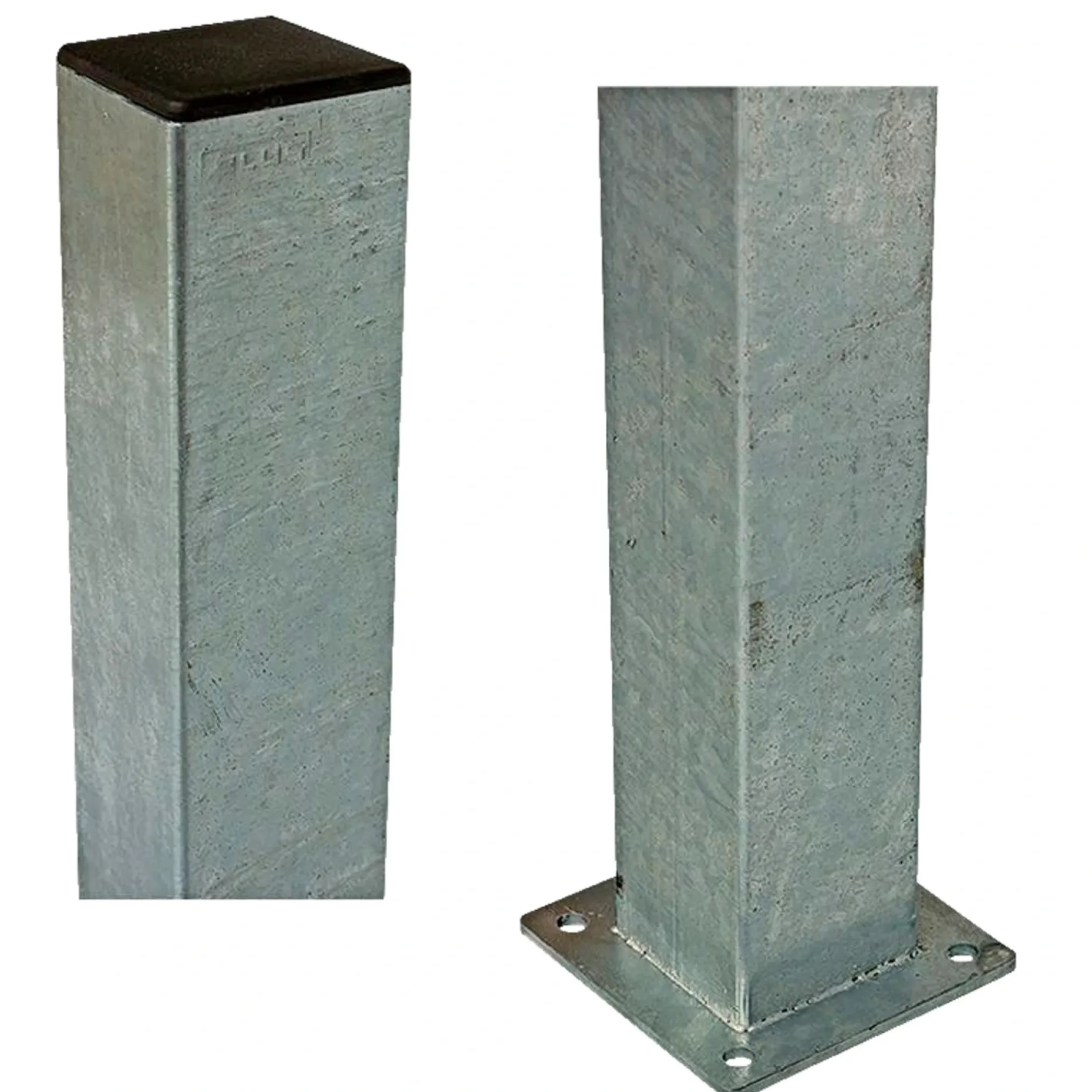 PLUS STÅLSTOLPE VARMGALVANISERET STÅL 8 X 8 X 132 CM