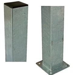 PLUS STÅLSTOLPE VARMGALVANISERET VARMGALVANISERET 150 X 8 X 8 CM