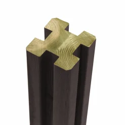 PLUS STOLPE TRYKIMPRÆGNERET SORT 9 X 9 X 298 CM
