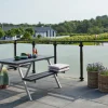 PLUS STOLPE VARMGALVANISERET OG PULVERLAKERET SORT 4.50 X 4.50 X 103.30 CM