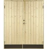 PLUS VIBO UDHUSDØRE DOBBELT UDHUSDØR 105 X 1512 X 1878 MM HØJRE