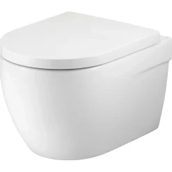 PRESSALIT COMFORT D2 SÆDE, RIMLESS VÆGHÆNGT TOILET