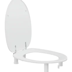 PRESSALIT DANIA 100 MM. FORHØJET R34000 TOILETSÆDE HVID