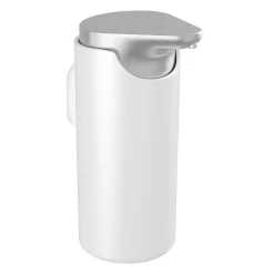 PRESSALIT STYLE SÆBEDISPENSER BØRSTET STÅL/HVID