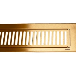 PURUS 1000 MM RIB, MESSING AFLØBSRIST 92.50 X 1000 MM