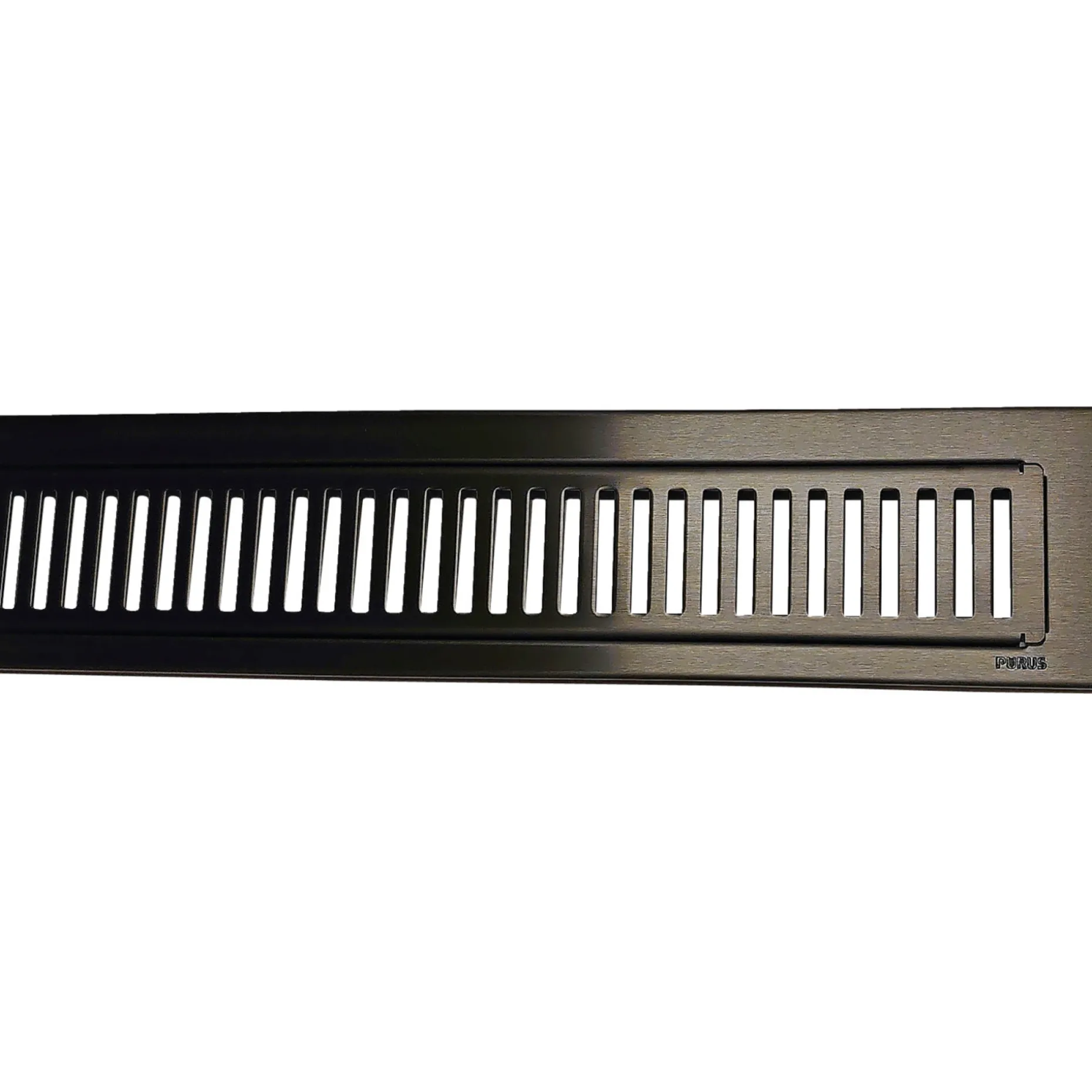 PURUS 800 MM RIB, SORT AFLØBSRIST 92.50 X 800 MM