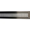 PURUS 1000 MM RIB, SORT AFLØBSRIST 92.50 X 1000 MM