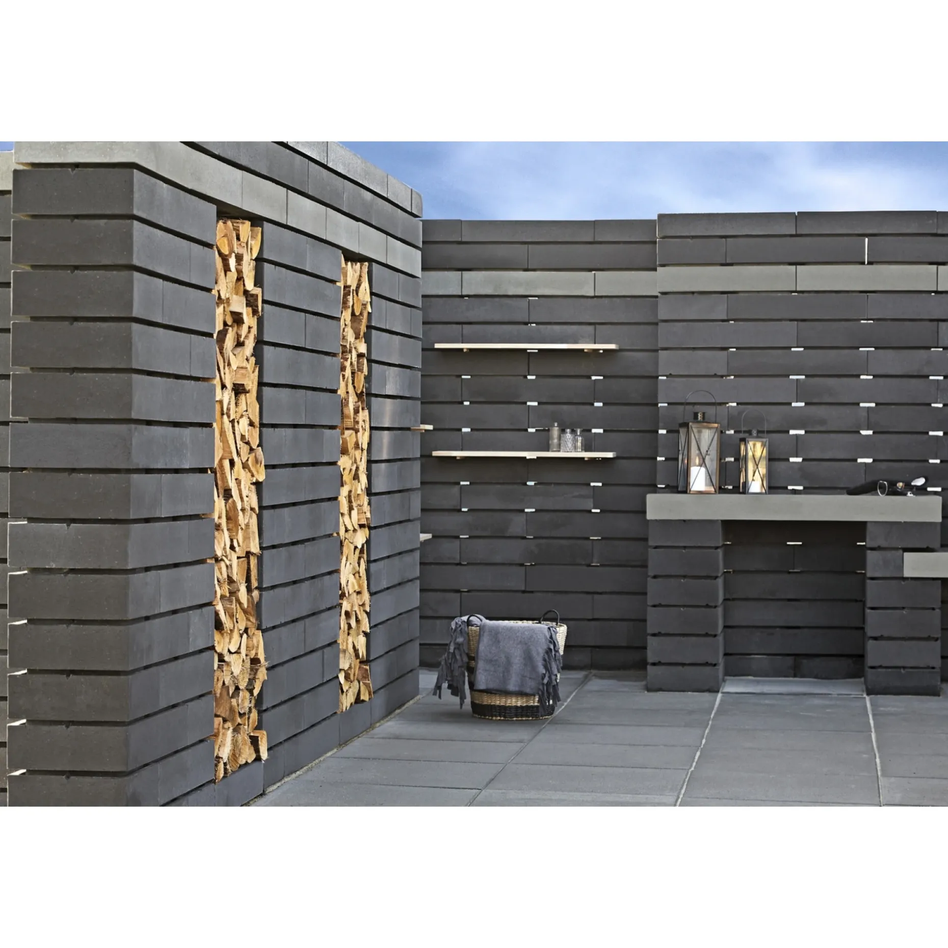 RBR NORDIC-WALL NORMALSTEN STØTTEMUR 12 X 30 X 60 CM KOKSGRÅ