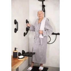 RIDDER ASSISTENT MED SUGEKOP, SORT BADEKARSGREB