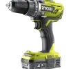 RYOBI ONE+ R18DD3-120S BORE-/SKRUEMASKINE AKKU MED BATTERI OG LADER