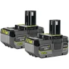 RYOBI RB1840X2 BATTERIER 18V 4 AH 2 STK/PAK