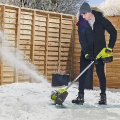 RYOBI SNESLYNGE AKKU 25 CM MED BATTERI OG LADER