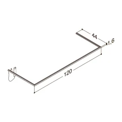 SCANBAD DELTA L120 CM D44 CM LYSRAMME