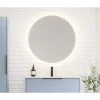 SCANBAD DELTA SPEJL M/ LYS UDEN LYSSTYRING Ø90 CM