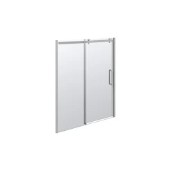 SCANBAD DELUXE SKYDEDØR KROM/KLAR 160 X 200 X 10 CM