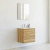 SCANBAD DINA INKL. SELECT SPEJL BADMØBEL VARM EG 2 SKUFFER 61 CM