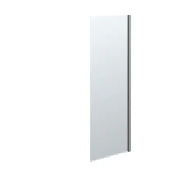 SCANBAD FLEXI MAT ALU PROFIL, 1 STK. FAST BRUSEVÆG KLAR GLAS 69 CM