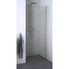SCANBAD FLEXI MAT ALU PROFIL, 1 STK. BRUSEDØR KLAR GLAS 89 CM